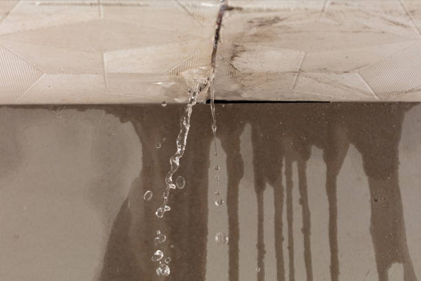 Professional Sewage Cleanup technician working in Bryson, TX